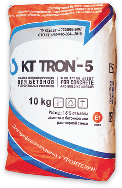КТтрон-5 (комплексная добавка в бетон)